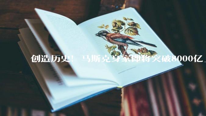 创造历史！马斯克身家即将突破8000亿_特斯拉_亿美元_资产价值