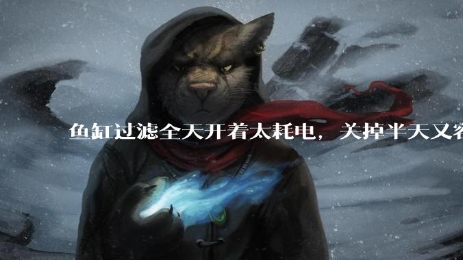 鱼缸过滤全天开着太耗电，关掉半天又容易水浑，有什么好办法？